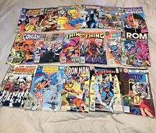 Lote 17 De Colección 1984 Marvel DC Comics Superman Vengadores Iron Man Mujer Maravilla Años 80 segunda mano  Embacar hacia Argentina