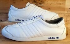 Adidas The Sneaker Low Leather Trainers UK10/US10.5/EU44.5 G62061 Triple White   for sale  Shipping to South Africa