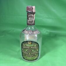 Botella de licor en miniatura Chivas Regal whisky escocés 12 años 50 vacía vintage W5, usado segunda mano  Embacar hacia Argentina