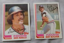 1982 Topps Cleveland Indians cartão de beisebol escolha um comprar usado  Enviando para Brazil