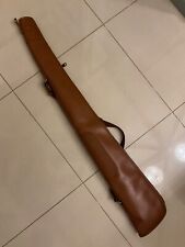 Tan leather shotgun for sale  Shipping to Ireland