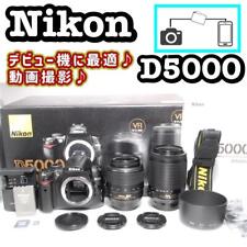 Usado, Muitos acessórios Nikon D5000 Slr kit de gravação de vídeo zoom duplo do Japão comprar usado  Enviando para Brazil
