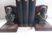 Shakespeare spelter bookends. for sale  NEWENT