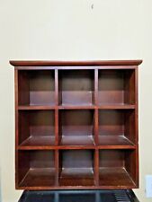  Pottery Barn Floating Cherry Stain Wood Wall Shelf, used for sale  Tulsa