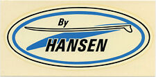 1963 SURFBOARDS "BY HANSEN"  - Vintage Water Slide Decal VG+ 5.25" X 2.5" for sale  Shipping to South Africa