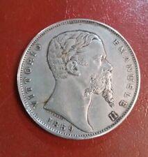 5 lire 1859 usato  Roccabianca