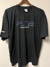 Camiseta promocional PS2 Playstation 2 vintage EB Games masculina tamanho XL Y2k preta NOVA! comprar usado  Enviando para Brazil
