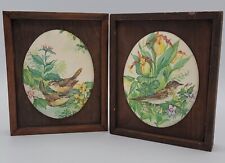 wooden frame bird art for sale  Bartlesville