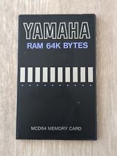 Usado, YAMAHA JAPAN - RAM 64K BYTES MCD64 MEMORY CARD.. 900705 comprar usado  Enviando para Brazil