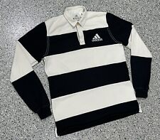 Adidas MUESTRA Camisa Rugby Manga Larga Polo Negro Blanco Para Hombre Talla Mediana segunda mano  Embacar hacia Argentina