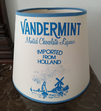 Abajur vintage Vandermint cunhado licor de chocolate Holanda 10", usado comprar usado  Enviando para Brazil