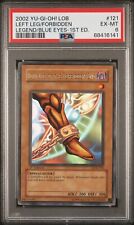 Yu-Gi-Oh Left Leg of the Forbidden One 1a Edición LOB-121 Ultra Raro PSA 6 segunda mano  Embacar hacia Argentina