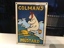 Porcelain enamel colmans for sale  BASINGSTOKE