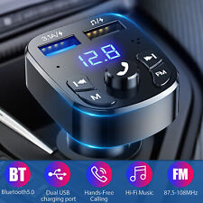 Adattatore Per Trasmettitore Fm Per Auto Wireless Bluetooth 5.0 2 ☆ segunda mano  Embacar hacia Argentina