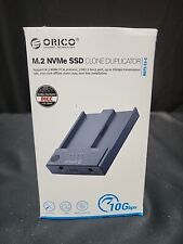 Used, ORICO M.2 NVMe Cloner Dual-Bay NVMe Docking Station USB C to NVMe SSD Enclosure for sale  Shipping to South Africa