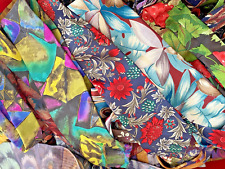 Lotes artesanales de 20 corbatas para hombre abstractas florales multicolor mezcla edredón segunda mano  Embacar hacia Mexico