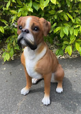 Boxerhund harzfigur realistisc gebraucht kaufen  Versand nach Germany