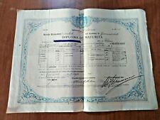 Grammichele 1915 diploma usato  Trappeto