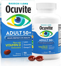Suplemento vitamínico y mineral para los ojos, contiene zinc, vitaminas C, E, omega 3, luteína,, usado segunda mano  Embacar hacia Argentina