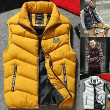 Masculino de Inverno Quente Para Baixo Colete Acolchoado Corpo Sem Mangas Acolchoado Jaqueta Casaco comprar usado  Enviando para Brazil