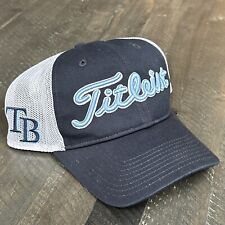 Boné de golfe Titleist Tampa Bay Rays azul marinho ajustável equipe da liga principal de beisebol merch genuíno, usado comprar usado  Enviando para Brazil