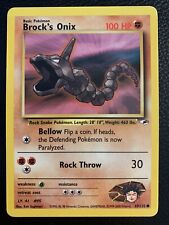 Unlimited Gym Heroes Brock’s Onix 69/132 Pokemon Card WOTC Vintage quase perfeito comprar usado  Enviando para Brazil