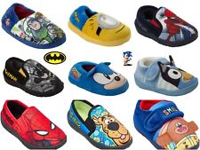 Used, BOYS OFFICIAL BRANDED CHARACTER SLIP ON NOVELTY SLIPPERS INFANT KIDS UK SIZE 5-2 for sale  Shipping to South Africa