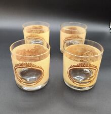 4 Houze Currier and Ives Four Seasons Old Fashioned Whiskey Glass Set for sale  Shipping to South Africa