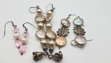 silver pearl earrings for sale  Seattle