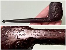 Used, Vintage Estate BARLING’s MAKE Ye Olde Wood EL Made in England TVF Smoking Pipe for sale  Shipping to South Africa