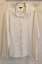 Chemise blanche coton d'occasion  Bourg-de-Thizy
