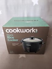 Cookworks Electric Rice Cooker Steamer Kitchen Non-Stick Bowl 1.5L/8 Cups, Boxed, used for sale  Shipping to South Africa