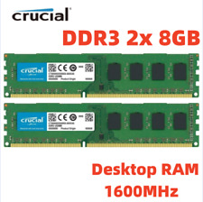 CRUCIAL DDR3 8GB 16GB 32GB 1600 MHz PC3-12800 Desktop Memory RAM 240Pin DIMM for sale  Shipping to South Africa