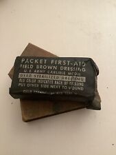 RARE US WW2 PACKET FIRST AID DRESSING GUILD FOUNDATIONS - MEDICAL DEPARTMENT, occasion d'occasion  Gradignan