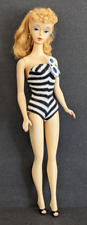 Usado, Muñeca Barbie cola de caballo pálida #3 1960 de colección con delineador de ojos azul difícil de encontrar y accesorios originales segunda mano  Embacar hacia Argentina