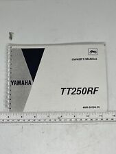 Yamaha tt250rf owners for sale  STOKE-ON-TRENT
