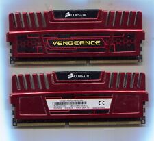 2 x Corsair VENGEANCE RAM KIT 8GB(2X4GB) CMZ8GX3M2A1600C9R 1600MHz Memory, used for sale  Shipping to South Africa
