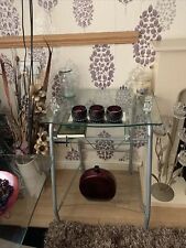 Glass computer desk for sale  LEICESTER