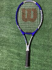 Raquete de tênis Wilson Hammer titânio 25, 3 7/8 azul e prata comprar usado  Enviando para Brazil
