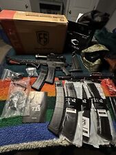 First Strike T15 Full Paintball Setup - Tasco Rifled Barrel, Scope, Red Dot, Etc, used for sale  Shipping to South Africa