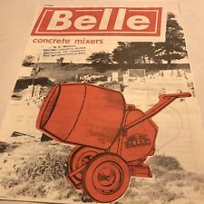 Belle concrete mixers for sale  Shipping to Ireland