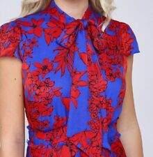 Vestido midi floral com babado Alice + Olivia tamanho 4, usado comprar usado  Enviando para Brazil