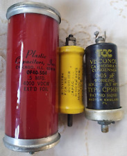 Vintage capacitor condensers for sale  ALDERSHOT