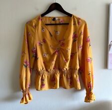 Golden floral blouse for sale  Dundalk