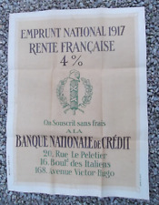 Affiche ancienne emprunt d'occasion  Rennes-