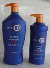 It's A 10 Miracle Shampoo Plus Shampoo de Queratina 33,8 oz - Condicionador Profundo 17 oz DUO comprar usado  Enviando para Brazil