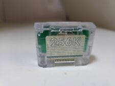 CARTÃO DE MEMÓRIA 256K TRANSPARENTE PARA NINTENDO 64 N64 COM BATERIA REMOVÍVEL CR2032 B4 comprar usado  Enviando para Brazil