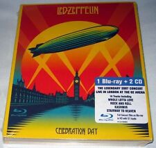 DVD digipak Led Zeppelin - Celebration Day (2012) 2 CD / Blu-ray (PAL) tamanho comprar usado  Enviando para Brazil