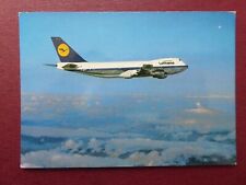 CARTE POSTALE AVIATION POST CARD LUFTHANSA GERMAN AIRLINES BOEING 747 D-ABYT segunda mano  Embacar hacia Argentina