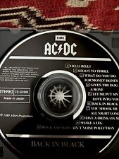 AC/DC: Back In Black - Mega raro EMI CD 431046 1985, usado segunda mano  Embacar hacia Argentina